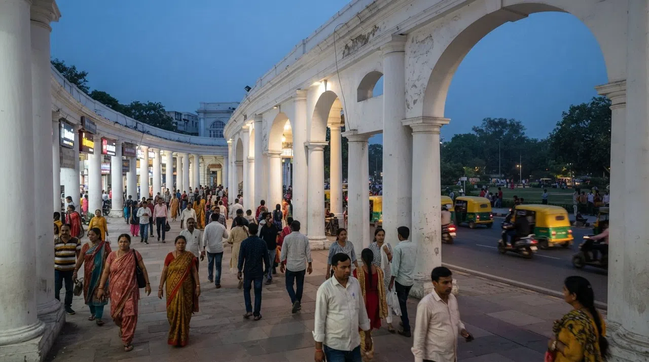 Connaught Place, Delhi: los anillos blancos que mantienen unida la ciudad